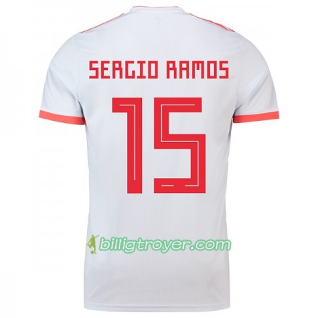 Billige Fotballdrakter Spania Sergio Ramos 15 VM 2018 Bortedraktsett